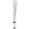 Pleaser - FLAMINGO1051 Bottes de plateforme - Chaussures de pole dance - Blanc Product image